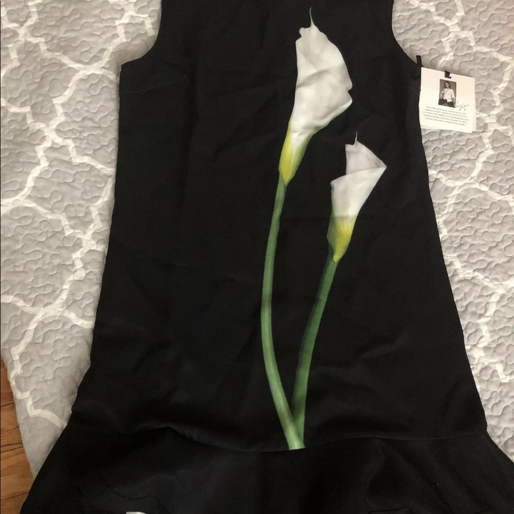 NWT Victoria Beckham Calla Lily Ruffle Dress